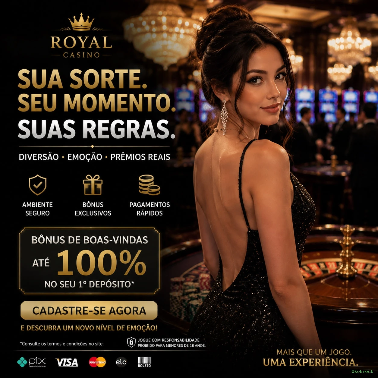 Cassino seguro no Okokrock — SSL, 2FA e suporte 24/7